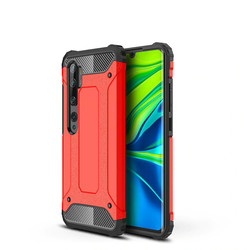 Xiaomi Mi Note 10 Case Zore Crash Silicon Cover Red
