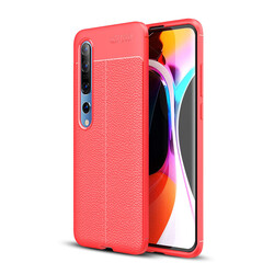 Xiaomi Mi Note 10 Case Zore Niss Silicon Cover Red