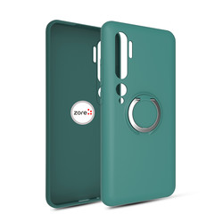 Xiaomi Mi Note 10 Case Zore Plex Cover Dark Green