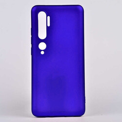 Xiaomi Mi Note 10 Case Zore Premier Silicon Cover Saks Blue