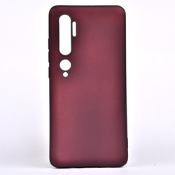 Xiaomi Mi Note 10 Case Zore Premier Silicon Cover Plum