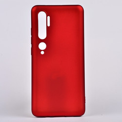 Xiaomi Mi Note 10 Case Zore Premier Silicon Cover Red