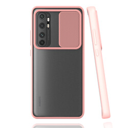 Xiaomi Mi Note 10 Lite Case Zore Lensi Cover Light Pink