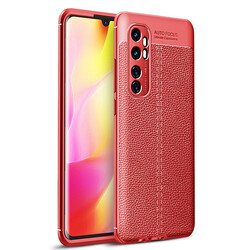 Xiaomi Mi Note 10 Lite Case Zore Niss Silicon Cover Red