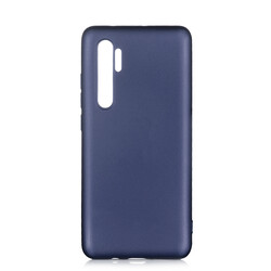 Xiaomi Mi Note 10 Lite Case Zore Premier Silicon Cover Navy blue