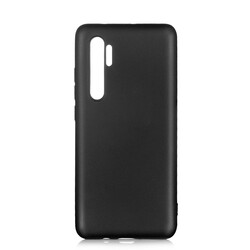 Xiaomi Mi Note 10 Lite Case Zore Premier Silicon Cover Black
