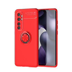 Xiaomi Mi Note 10 Lite Case Zore Ravel Silicon Cover Red