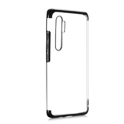 Xiaomi Mi Note 10 Lite Case Zore Dört Köşeli Lazer Silicon Cover Black