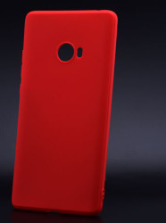 Xiaomi Mi Note 2 Kılıf Zore İmax Silikon Kamera Korumalı Kırmızı