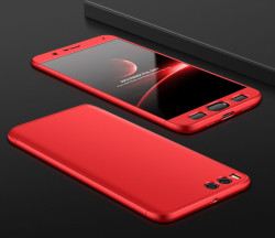 Xiaomi Mi Note 3 Kılıf Zore Ays Kapak Kırmızı