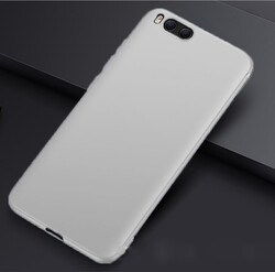 Xiaomi Mi Note 3 Kılıf Zore İmax Silikon Kamera Korumalı Beyaz