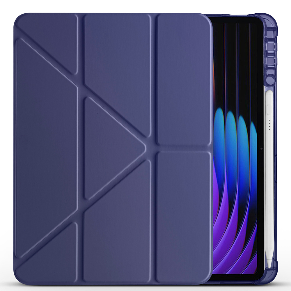 Xiaomi Pad 7 Pro Case Zore Tri Folding Stand Case with Pen Compartment - 8