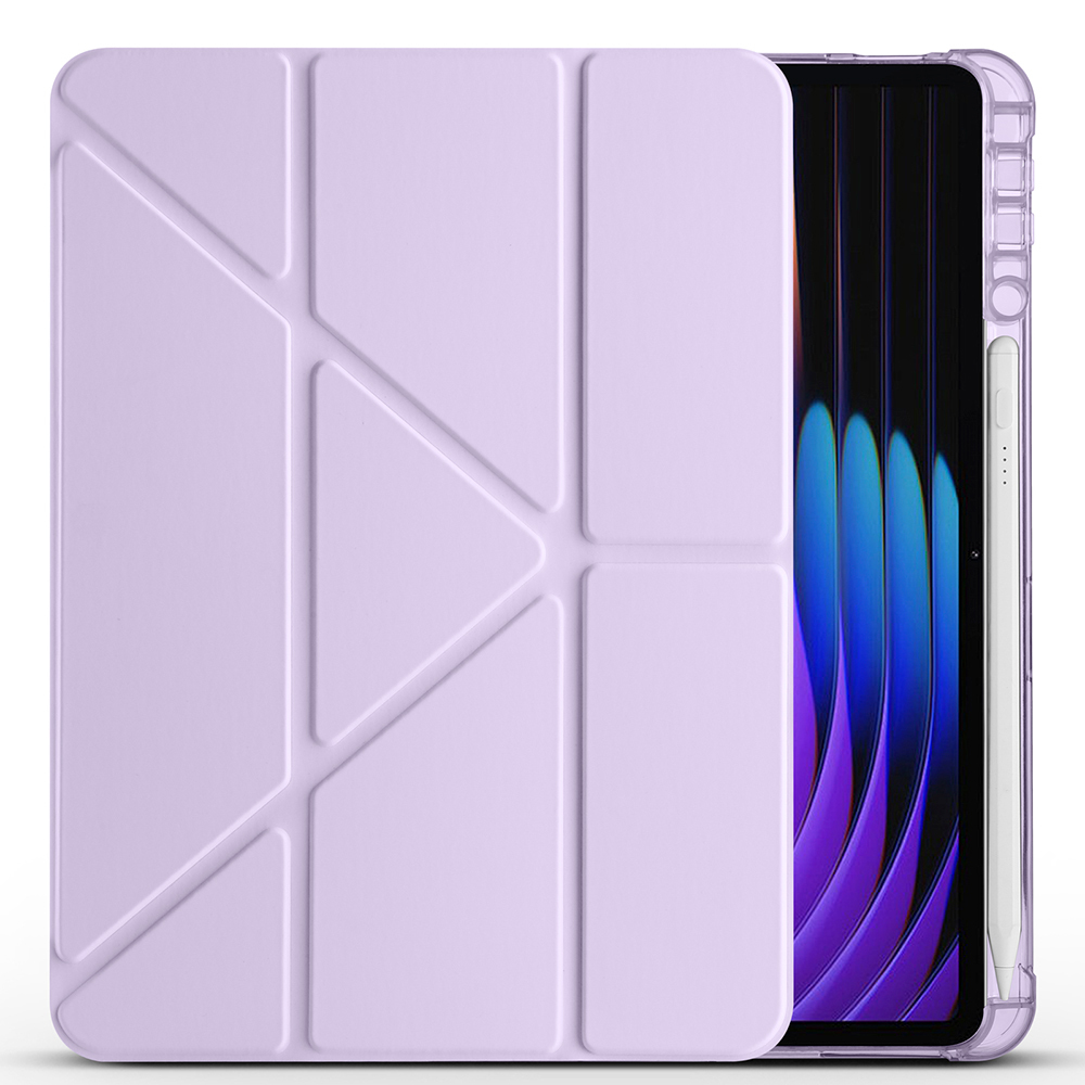 Xiaomi Pad 7 Pro Case Zore Tri Folding Stand Case with Pen Compartment - 11