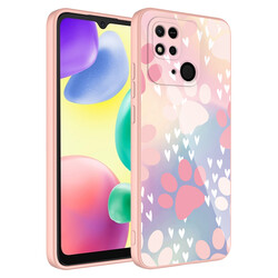 Xiaomi Poco C40 Case Camera Protected Patterned Hard Silicone Zore Epoksi Cover NO4