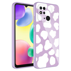 Xiaomi Poco C40 Case Camera Protected Patterned Hard Silicone Zore Epoksi Cover NO6