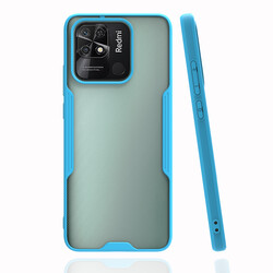 Xiaomi Poco C40 Case Zore Parfe Cover Blue