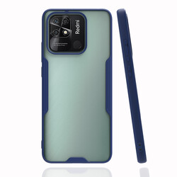 Xiaomi Poco C40 Case Zore Parfe Cover Navy blue
