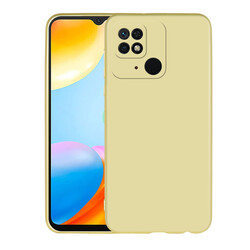 Xiaomi Poco C40 Case Zore Premier Silicon Cover Gold