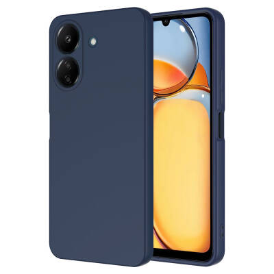 Xiaomi Poco C65 Case Zore Mara Launch Cover Navy blue