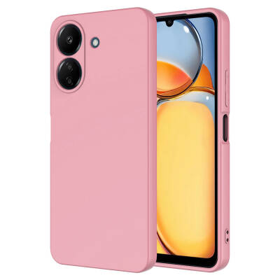 Xiaomi Poco C65 Case Zore Mara Launch Cover Pink