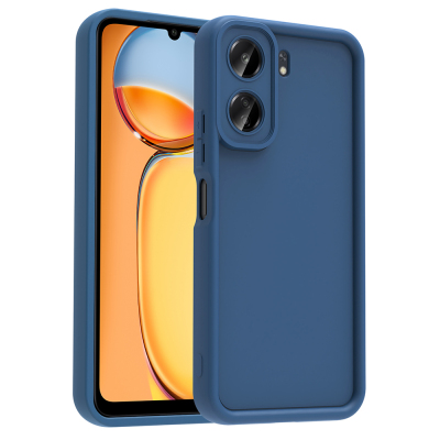 Xiaomi Poco C65 Kılıf Kamera Korumalı Zore Ananas Kapak Koyu Yeşil