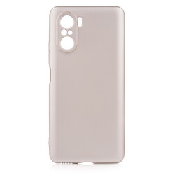 Xiaomi Poco F3 Case Zore Premier Silicon Cover Gold