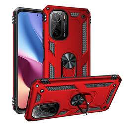 Xiaomi Poco F3 Case Zore Vega Cover Red