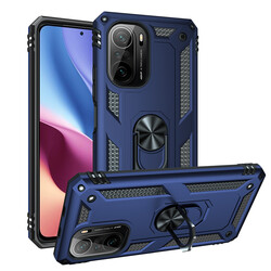 Xiaomi Poco F3 Case Zore Vega Cover Blue
