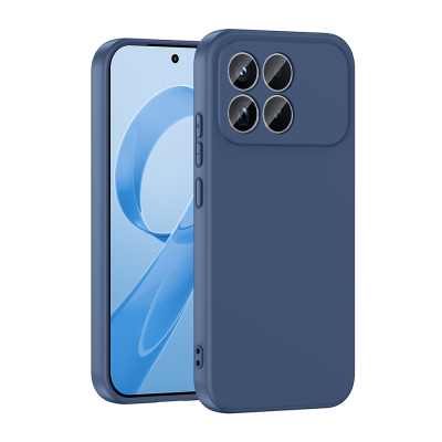 Xiaomi Poco F8 Pro Case Zore Mara Lansman Cover Navy blue