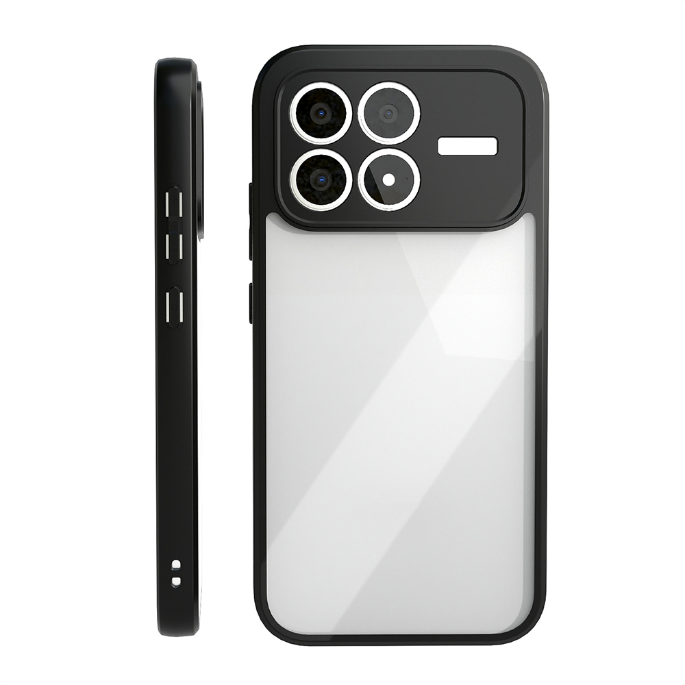 Xiaomi Poco F8 Pro Kılıf Kamera Korumalı Şeffaf Arka Yüzey Zore New Roll Kapak - 8