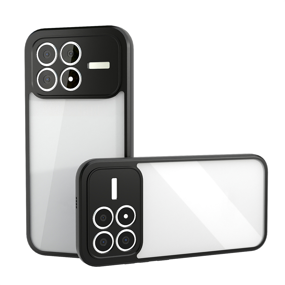 Xiaomi Poco F8 Pro Kılıf Kamera Korumalı Şeffaf Arka Yüzey Zore New Roll Kapak - 9