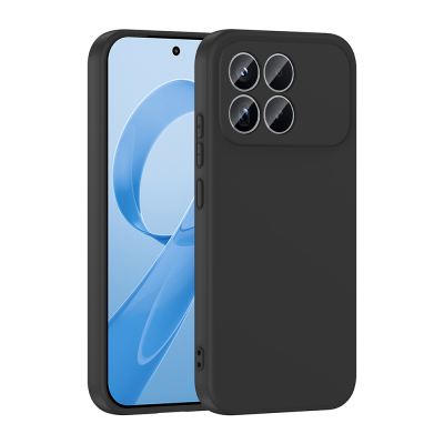 Xiaomi Poco F8 Pro Kılıf Zore Mara Lansman Kapak Siyah