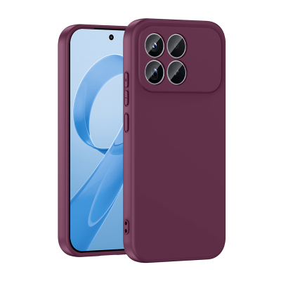 Xiaomi Poco F8 Pro Kılıf Zore Mara Lansman Kapak Koyu Mor