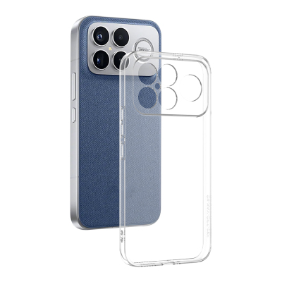 Xiaomi Poco F8 Ultra Case Zore Super Silicone Cover Şeffaf