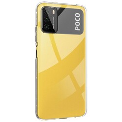 Xiaomi Poco M3 Case Zore Camera Protected Super Silicone Cover Colorless