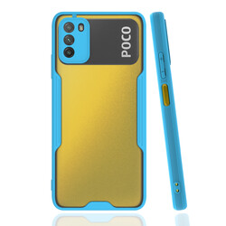 Xiaomi Poco M3 Case Zore Parfe Cover Blue