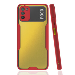 Xiaomi Poco M3 Kılıf Zore Parfe Kapak Kırmızı