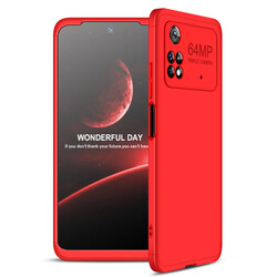 Xiaomi Poco M4 Pro 4G Case Zore Ays Cover Red