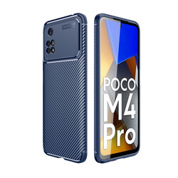 Xiaomi Poco M4 Pro 4G Case Zore Negro Silicon Cover Navy blue