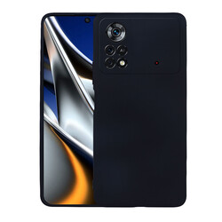 Xiaomi Poco M4 Pro 4G Case Zore Premier Silicon Cover Black
