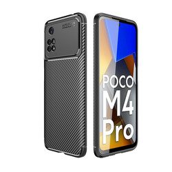 Xiaomi Poco M4 Pro 4G Kılıf Zore Negro Silikon Kapak Siyah