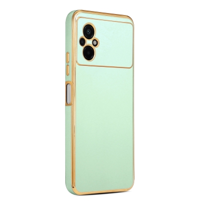 Xiaomi Poco M5 Case Zore Bark Cover Açık Yeşil