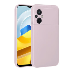 Xiaomi Poco M5 Case Zore Premier Silicon Cover Rose Gold