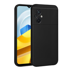 Xiaomi Poco M5 Case Zore Premier Silicon Cover Black