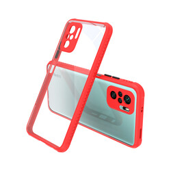 Xiaomi Poco M5S Kılıf ​​Zore Kaff Kapak Kırmızı