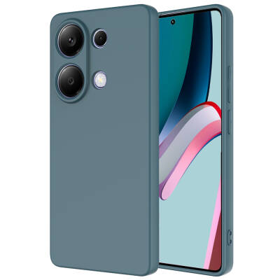 Xiaomi Poco M6 Pro 4G Case Zore Mara Lansman Cover Dark Green