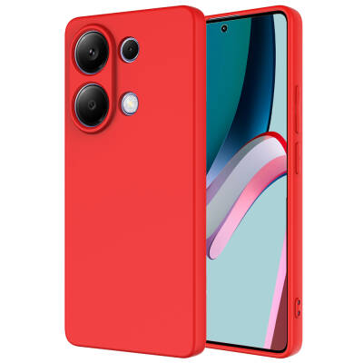 Xiaomi Poco M6 Pro 4G Case Zore Mara Lansman Cover Red