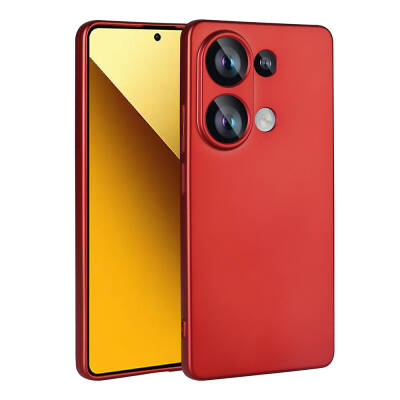 Xiaomi Poco M6 Pro 4G Case Zore Premier Silicone Cover Red