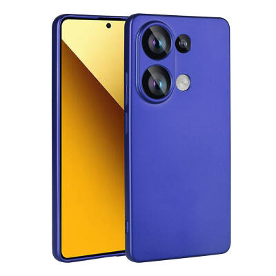 Xiaomi Poco M6 Pro 4G Case Zore Premier Silicone Cover Saks Blue