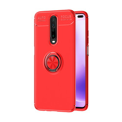 Xiaomi Poco X2 Case Zore Ravel Silicon Cover Red